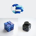 Fidget Bestsellers Bundle (choose your colors) All Black Blue Galaxy Blue white deep blue