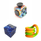 Fidget Bestsellers Bundle (choose your colors) Paint Pour Blue Galaxy Green yellow orange