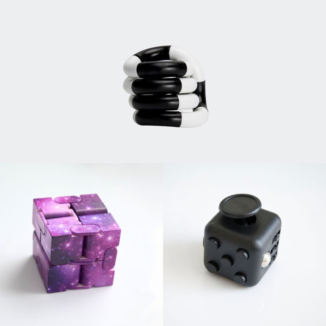 Fidget Bestsellers Bundle (choose your colors) All Black Purple Galaxy Black and white