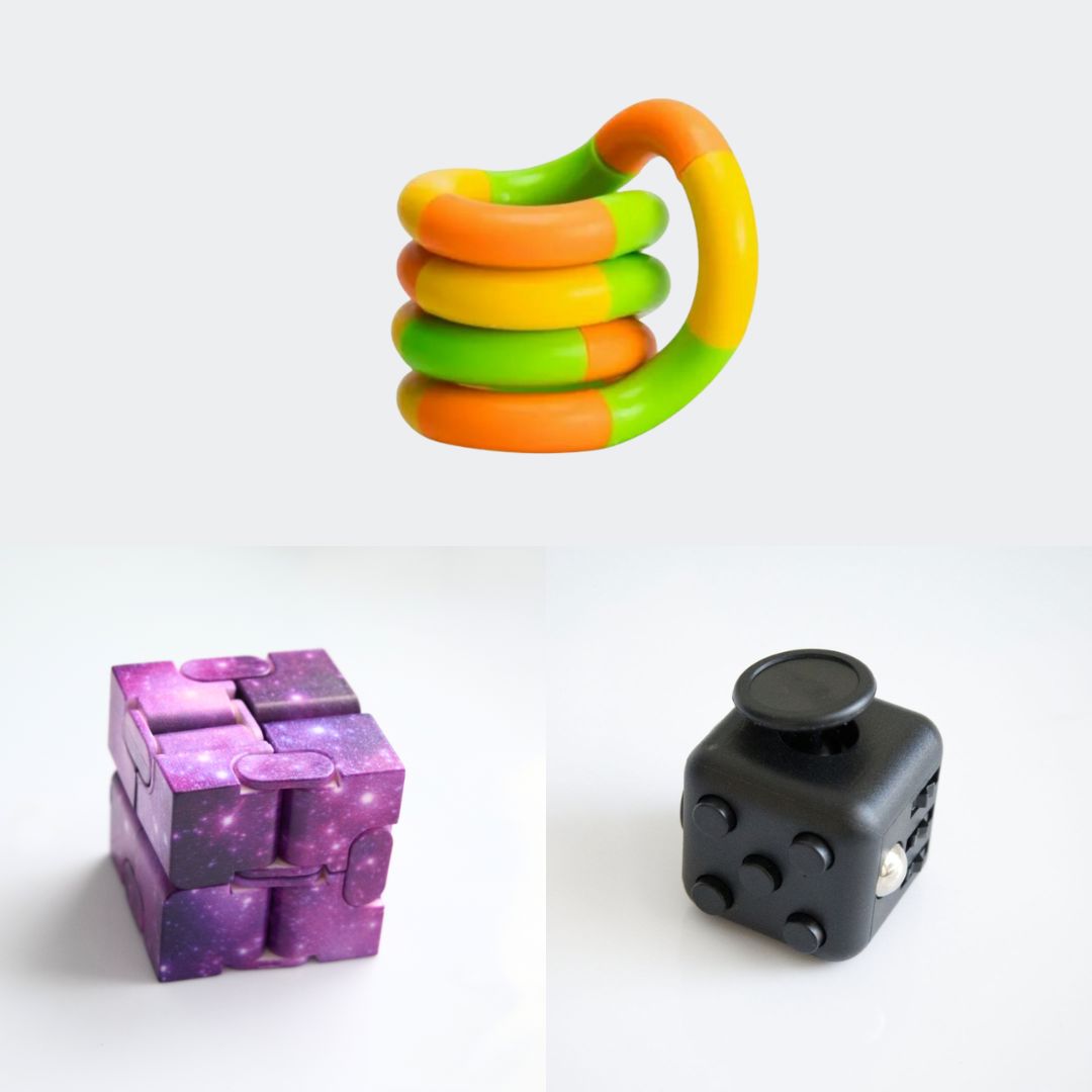 Fidget Bestsellers Bundle (choose your colors) All Black Purple Galaxy Green yellow orange