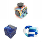 Fidget Bestsellers Bundle (choose your colors) Paint Pour Blue Galaxy Blue white deep blue