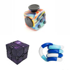 Fidget Bestsellers Bundle (choose your colors) Paint Pour Purple Galaxy Blue white deep blue