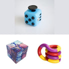 Fidget Bestsellers Bundle (choose your colors) Sky Blue Galaxy Purple red yellow