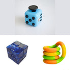 Fidget Bestsellers Bundle (choose your colors) Sky Blue Blue Galaxy Green yellow orange