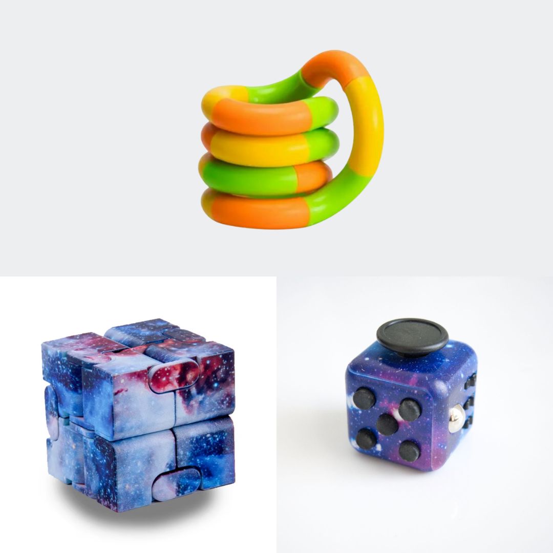 Fidget Bestsellers Bundle (choose your colors) Galaxy Galaxy Green yellow orange