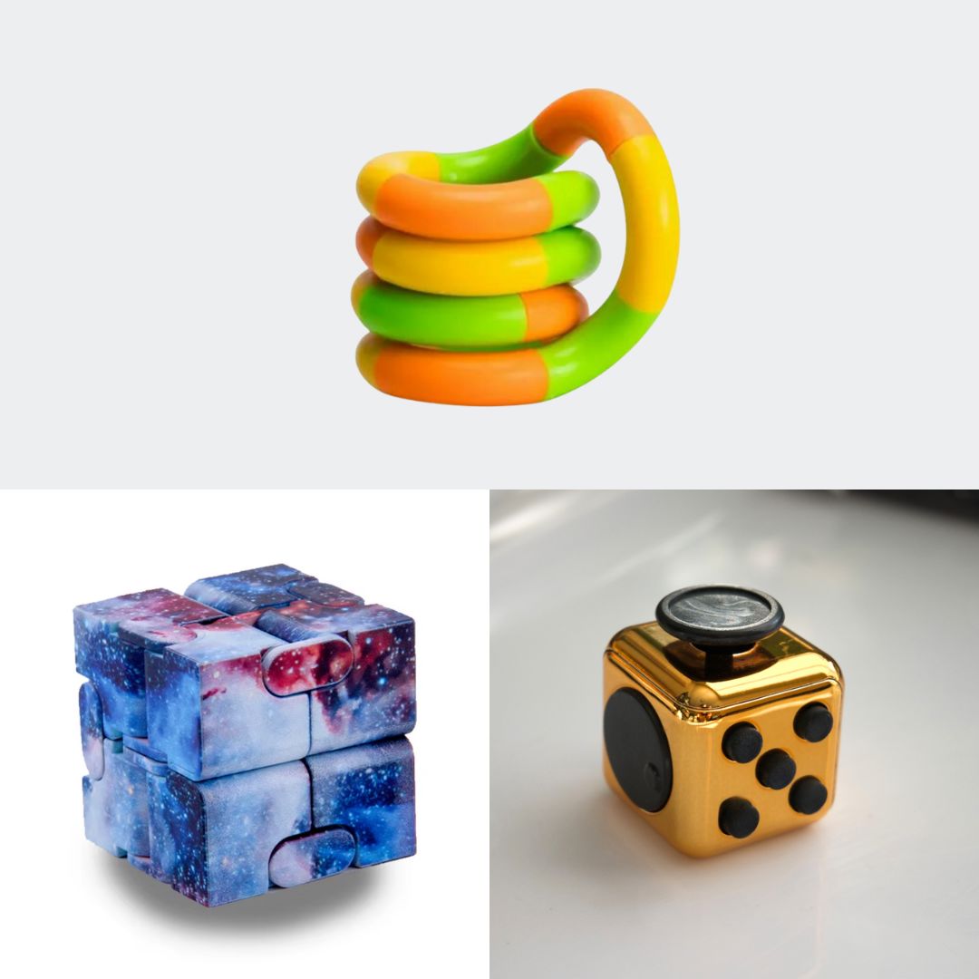 Fidget Bestsellers Bundle (choose your colors) Copper Galaxy Green yellow orange