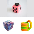 Fidget Bestsellers Bundle (choose your colors) Blush Pink Galaxy Purple red yellow