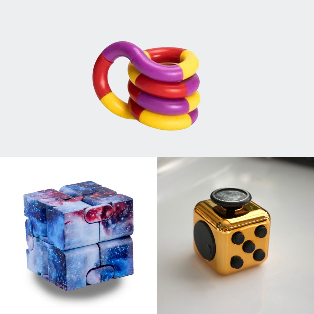 Fidget Bestsellers Bundle (choose your colors) Copper Galaxy Purple red yellow