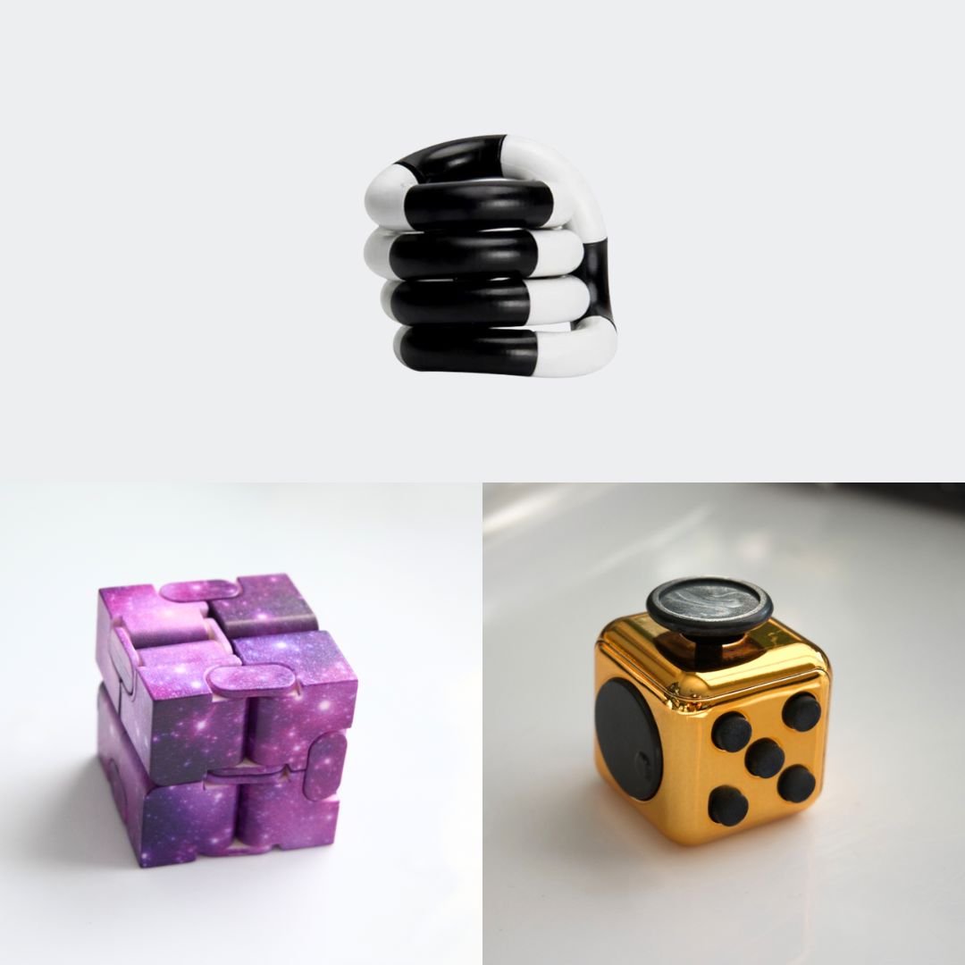 Fidget Bestsellers Bundle (choose your colors) Copper Purple Galaxy Black and white