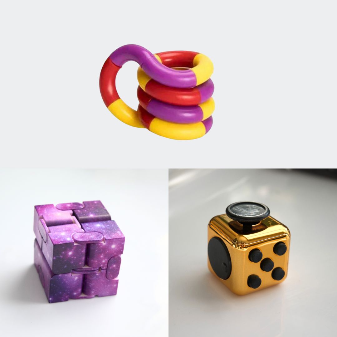 Fidget Bestsellers Bundle (choose your colors) Copper Purple Galaxy Purple red yellow