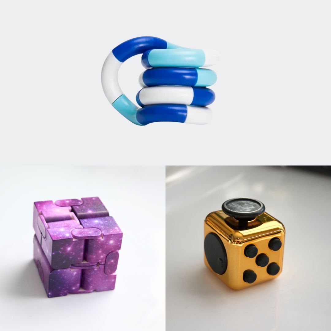 Fidget Bestsellers Bundle (choose your colors) Copper Purple Galaxy Blue white deep blue