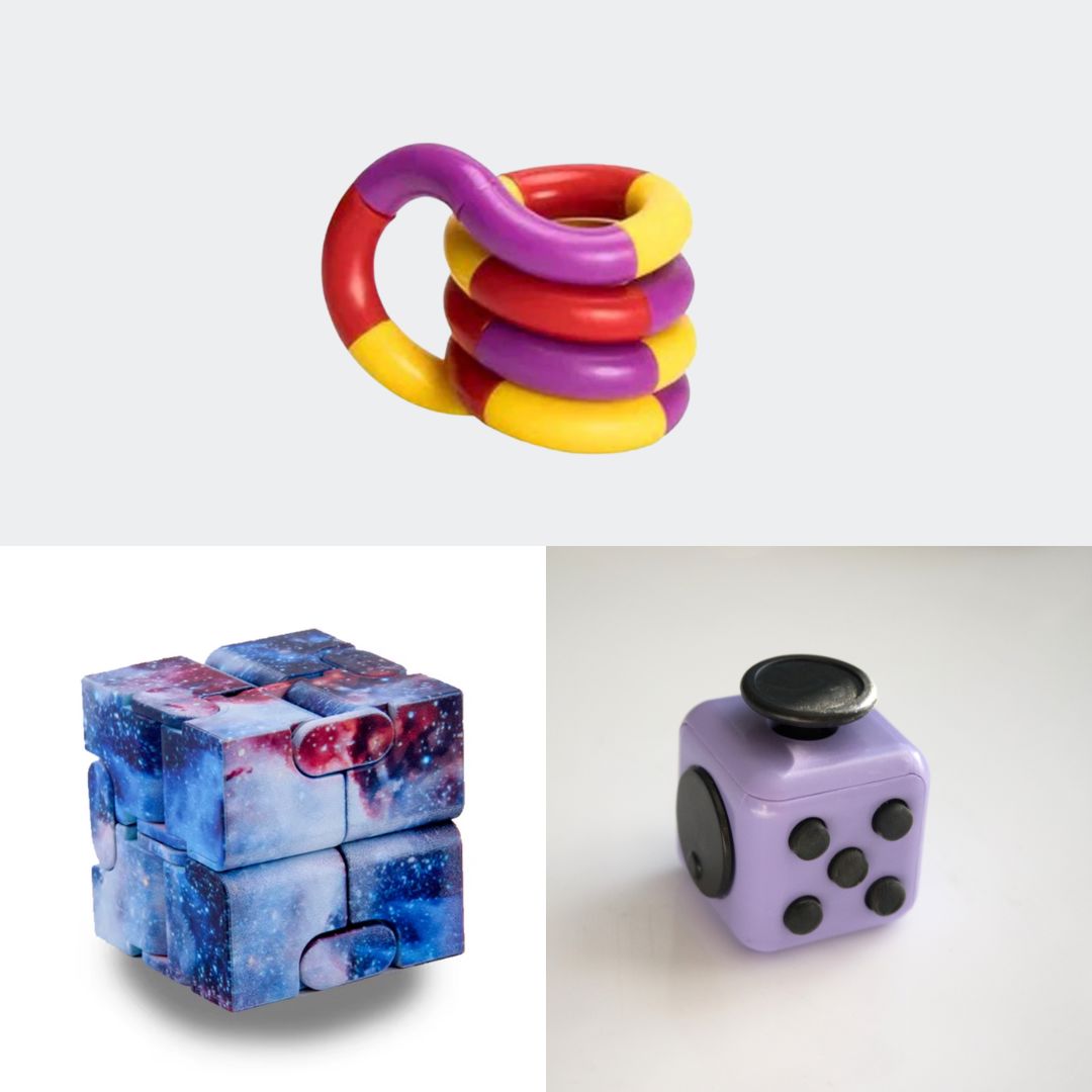 Fidget Bestsellers Bundle (choose your colors) Purple Galaxy Purple red yellow