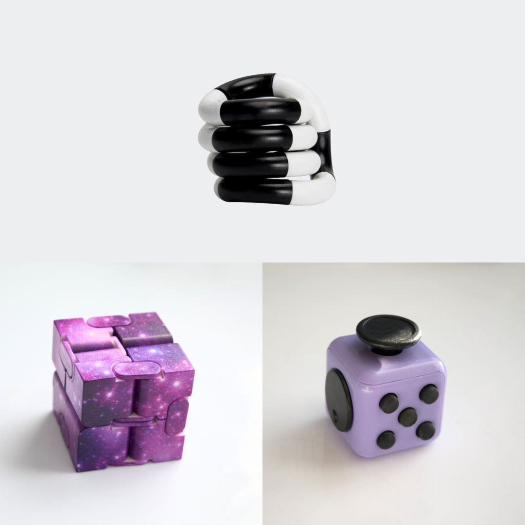Fidget Bestsellers Bundle (choose your colors) Purple Purple Galaxy Black and white