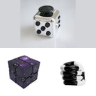 Fidget Bestsellers Bundle (choose your colors) Metallic Silver Purple Galaxy Black and white