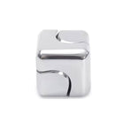 Fidget Cube Spinner Metallic Silver 