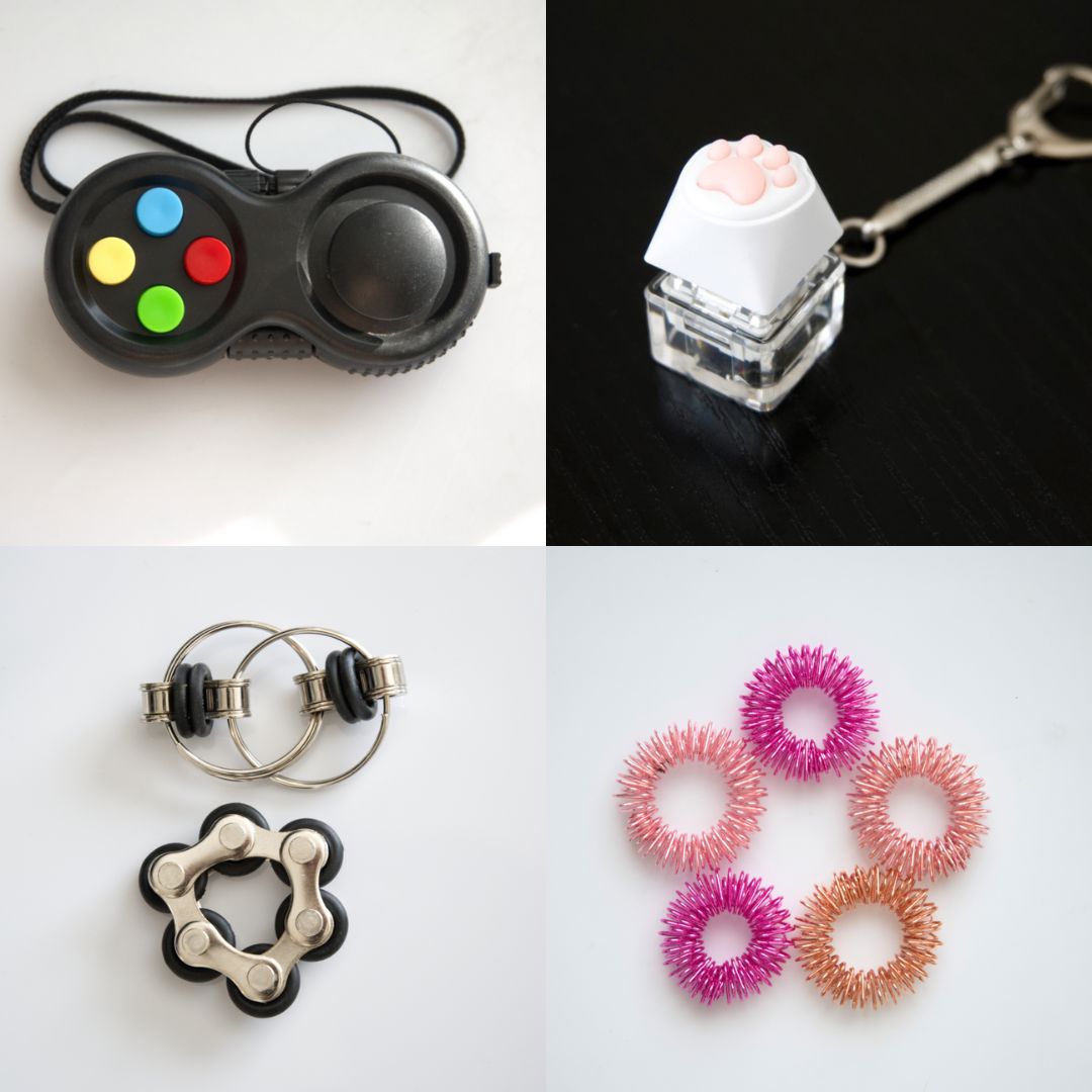 Fidget Toy Favorites Bundle (choose your colors) Black Classic Pink Rose