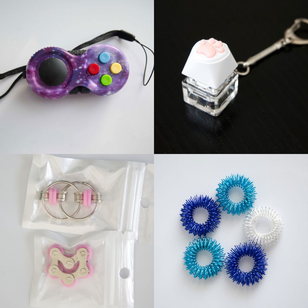 Fidget Toy Favorites Bundle (choose your colors) Pink Galaxy Blue Ocean