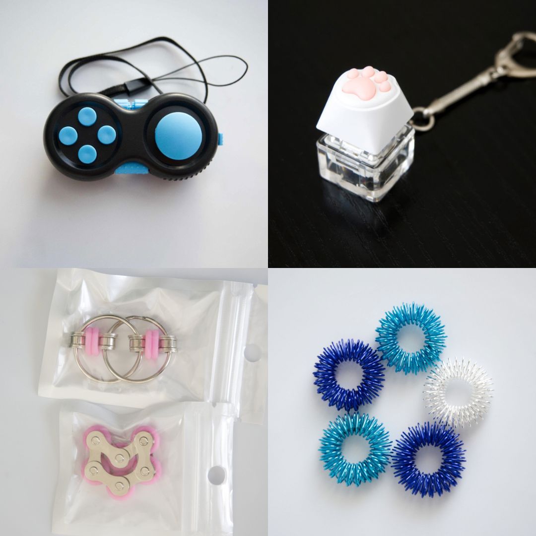 Fidget Toy Favorites Bundle (choose your colors) Pink Turquoise Blue Ocean