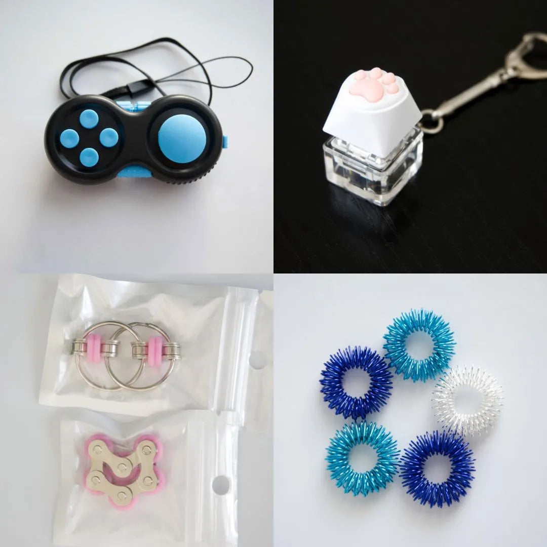Fidget Toy Favorites Bundle (choose your colors) Pink Turquoise Blue Ocean