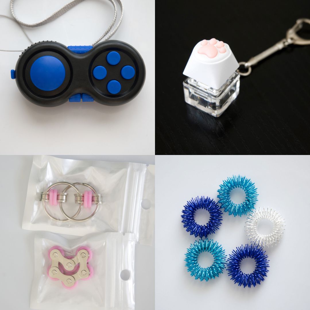Fidget Toy Favorites Bundle (choose your colors) Pink Blue Blue Ocean