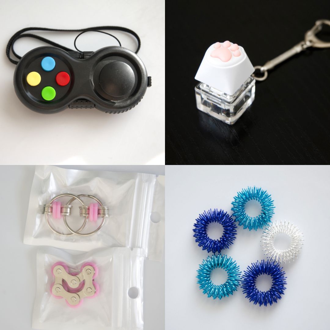 Fidget Toy Favorites Bundle (choose your colors) Pink Classic Blue Ocean