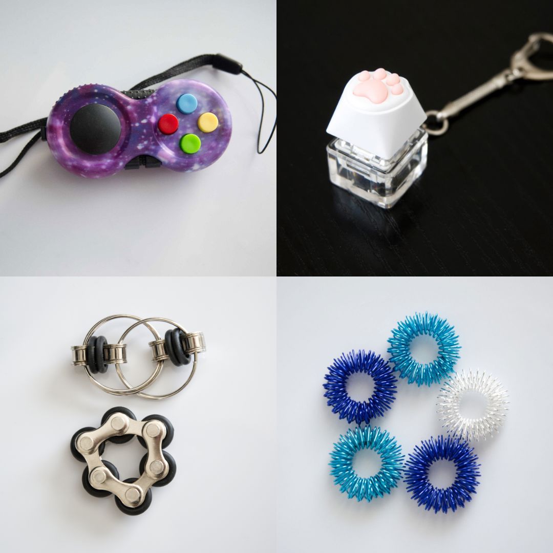 Fidget Toy Favorites Bundle (choose your colors) Black Galaxy Blue Ocean