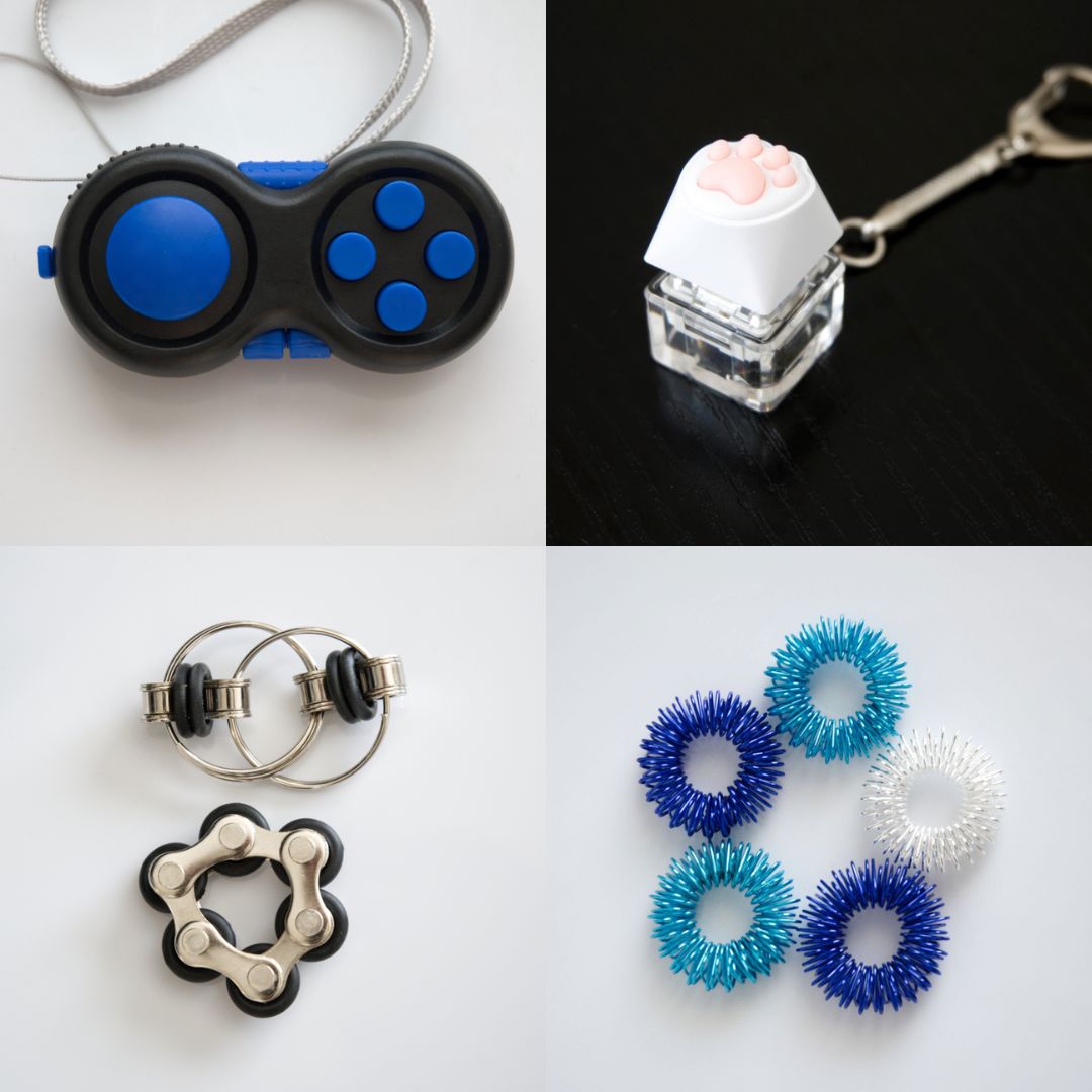 Fidget Toy Favorites Bundle (choose your colors) Black Blue Blue Ocean
