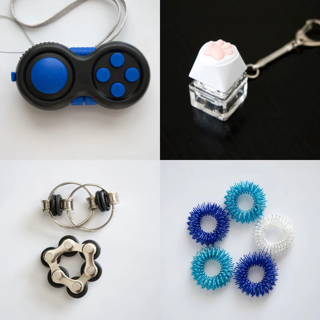 Fidget Toy Favorites Bundle (choose your colors) Black Blue Blue Ocean