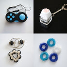 Fidget Toy Favorites Bundle (choose your colors) Black Turquoise Blue Ocean