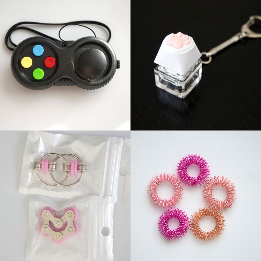 Fidget Toy Favorites Bundle (choose your colors) Pink Classic Pink Rose