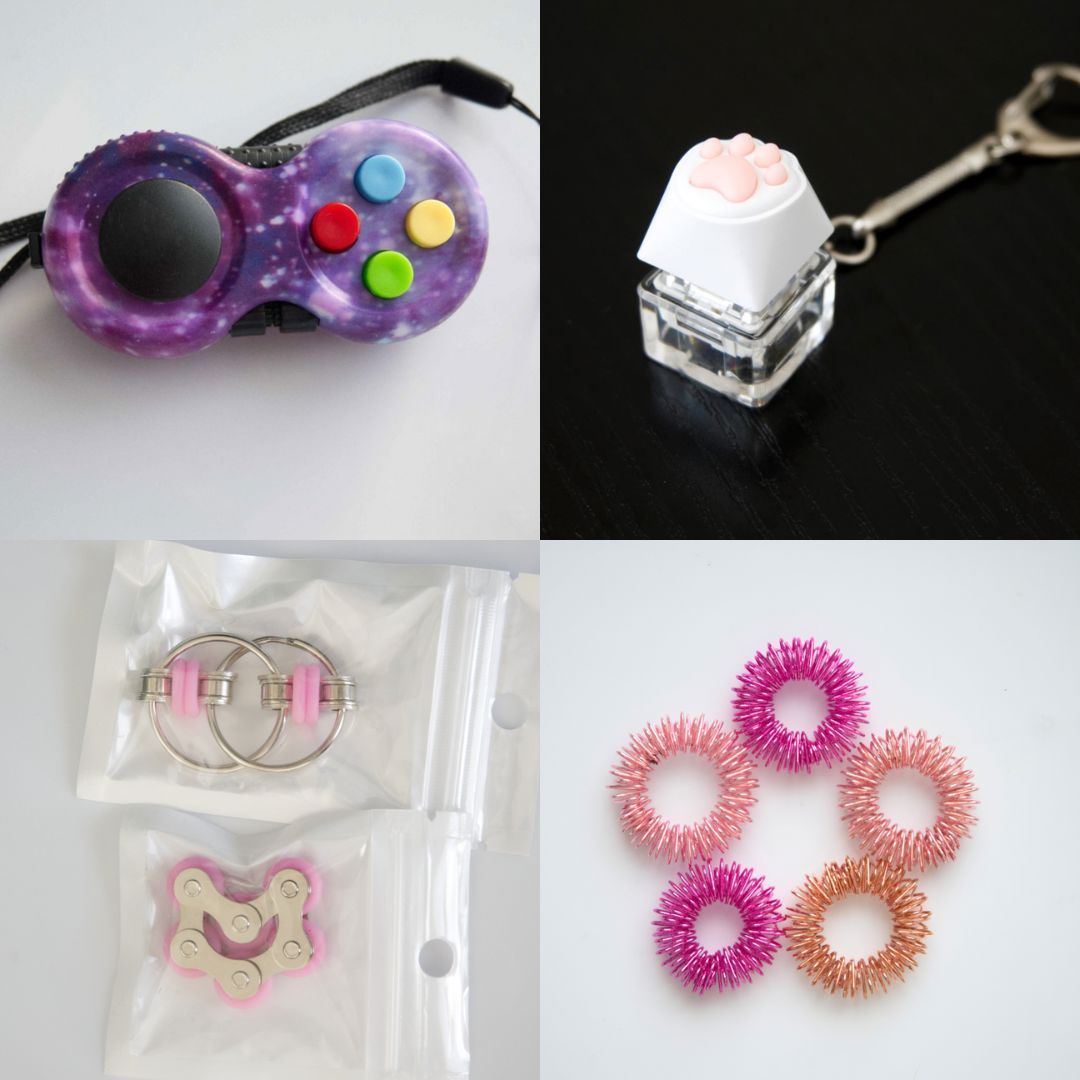 Fidget Toy Favorites Bundle (choose your colors) Pink Galaxy Pink Rose