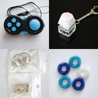 Fidget Toy Favorites Bundle (choose your colors) White Turquoise Blue Ocean