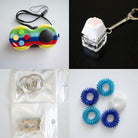 Fidget Toy Favorites Bundle (choose your colors) White Rainbow Blue Ocean