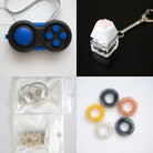 Fidget Toy Favorites Bundle (choose your colors) White Blue Golden Rainbow