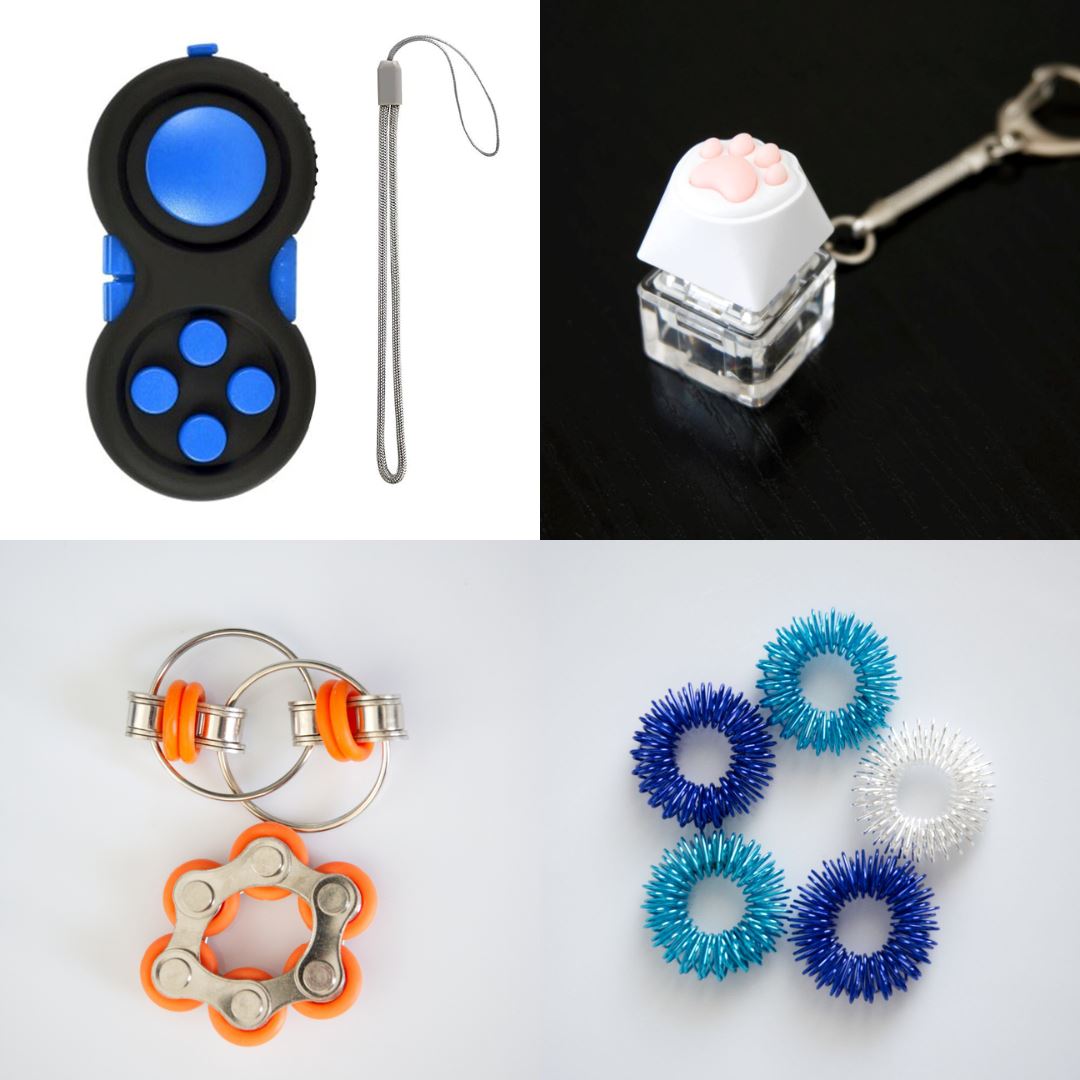 Fidget Toy Favorites Bundle (choose your colors) Orange Blue Blue Ocean