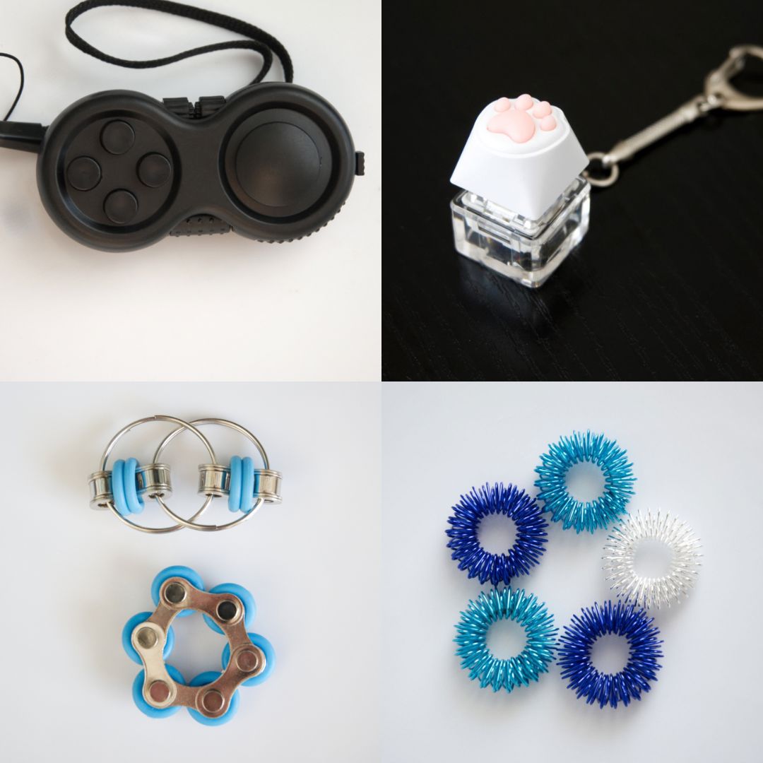 Fidget Toy Favorites Bundle (choose your colors) Turquoise All Black Blue Ocean