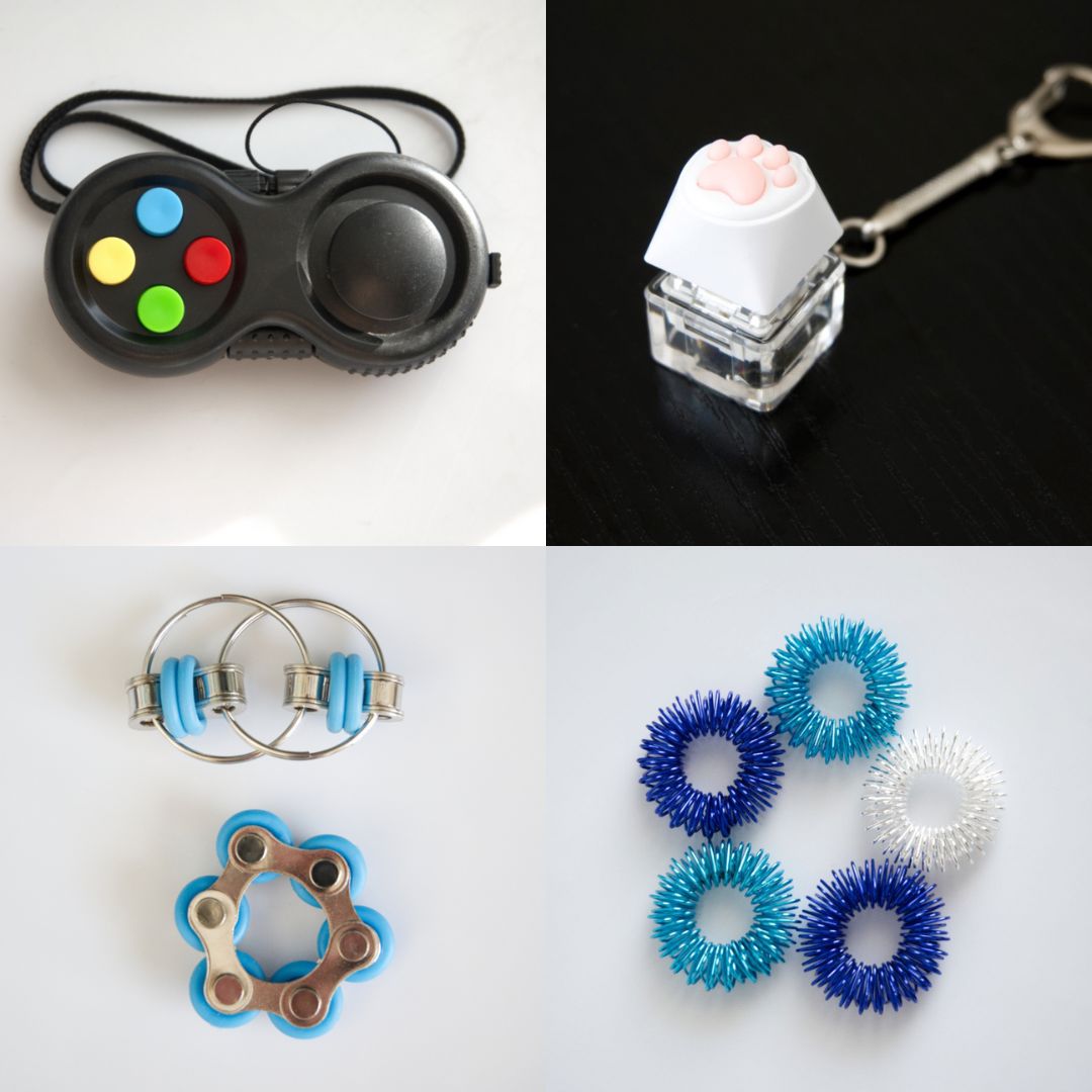 Fidget Toy Favorites Bundle (choose your colors) Turquoise Classic Blue Ocean