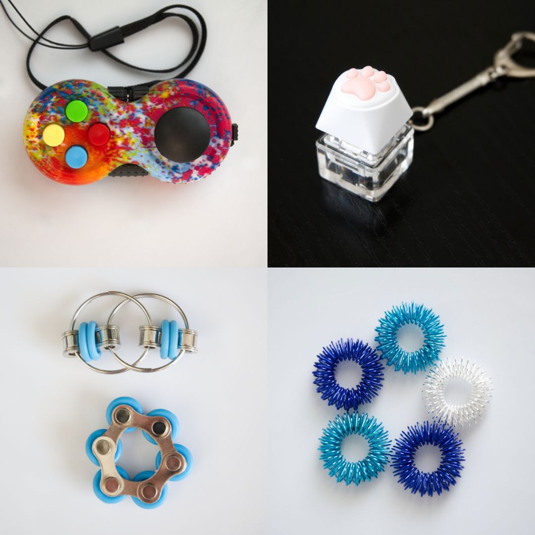 Fidget Toy Favorites Bundle (choose your colors) Turquoise Paint Splatter Blue Ocean