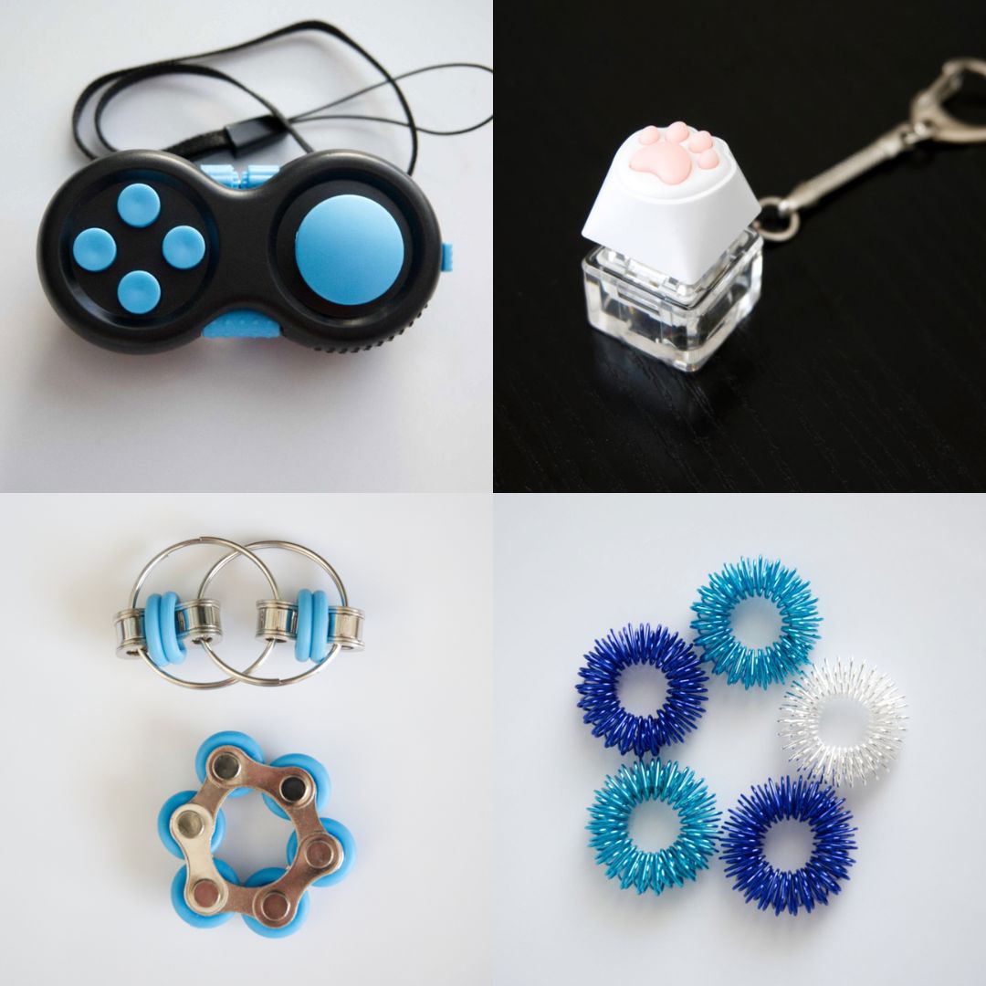 Fidget Toy Favorites Bundle (choose your colors) Turquoise Turquoise Blue Ocean