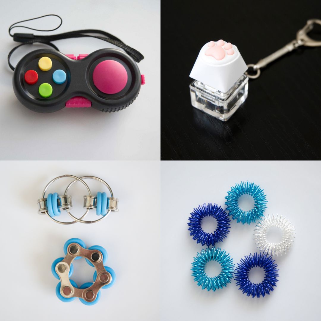 Fidget Toy Favorites Bundle (choose your colors) Turquoise Pink Blue Ocean