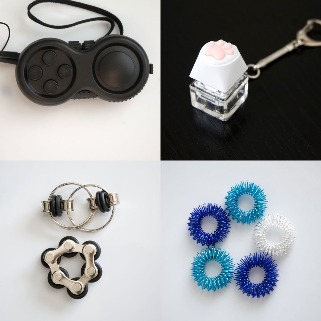 Fidget Toy Favorites Bundle (choose your colors) Black All Black Blue Ocean