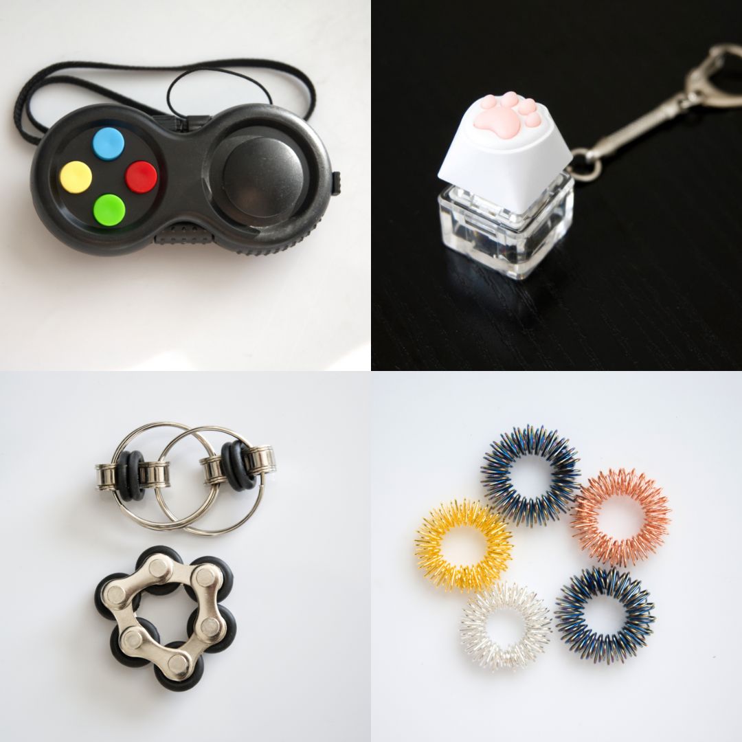 Fidget Toy Favorites Bundle (choose your colors) Black Classic Golden Rainbow