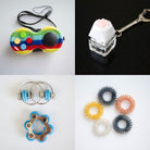 Fidget Toy Favorites Bundle (choose your colors) Turquoise Rainbow Golden Rainbow