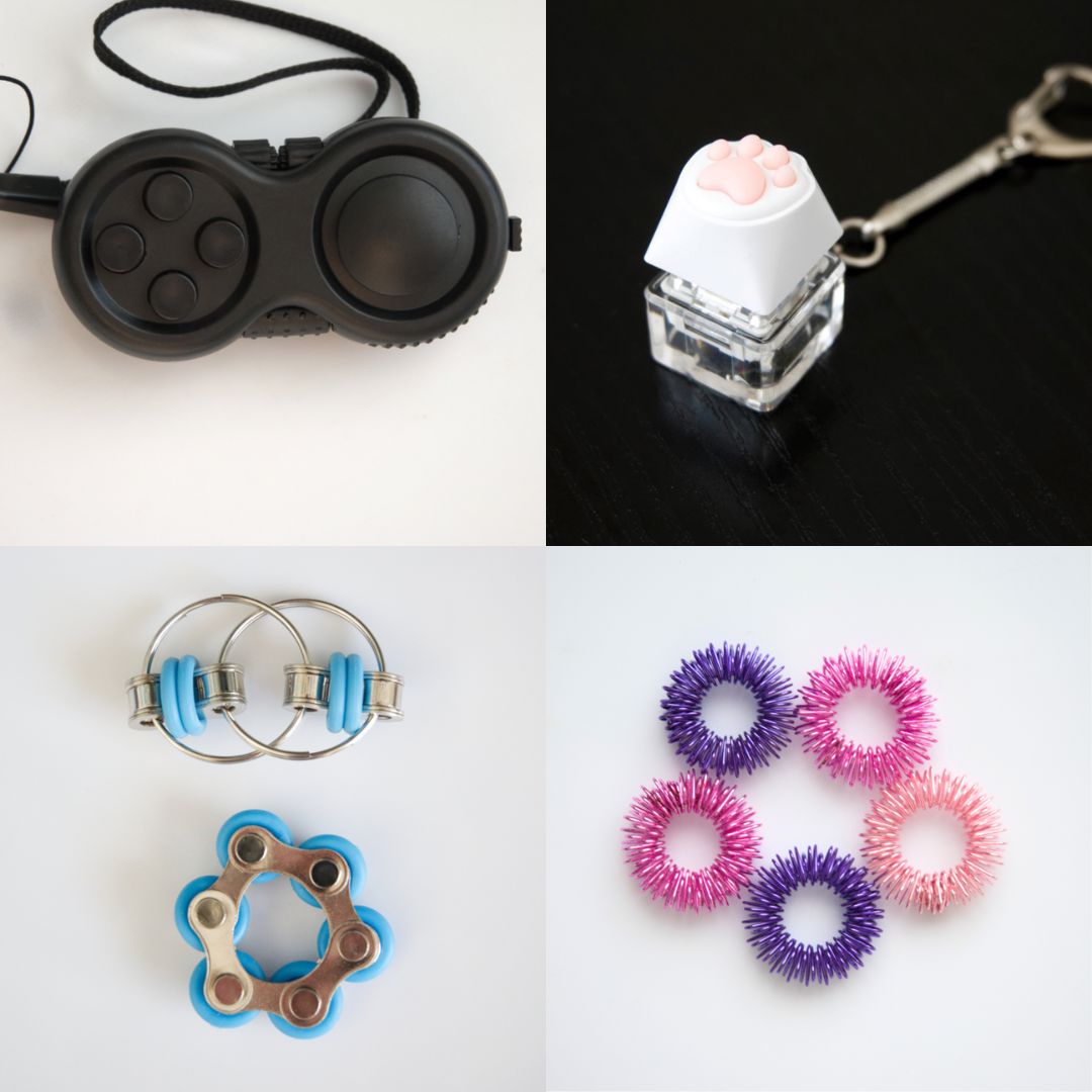 Fidget Toy Favorites Bundle (choose your colors) Turquoise All Black Pink Rose