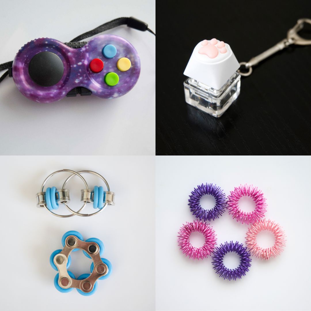Fidget Toy Favorites Bundle (choose your colors) Turquoise Galaxy Pink Rose
