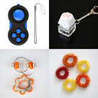 Fidget Toy Favorites Bundle (choose your colors) Orange Blue Autumn