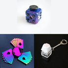 Rainbow Fidget Spinner + 2 Fidgets Bundle (choose your colors) Playing Cards Galaxy 