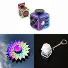 Rainbow Fidget Spinner + 2 Fidgets Bundle Sun Galaxy 