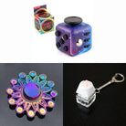 Rainbow Fidget Spinner + 2 Fidgets Bundle Mandala Galaxy 