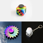 Rainbow Fidget Spinner + 2 Fidgets Bundle (choose your colors) Sun Rainbow 